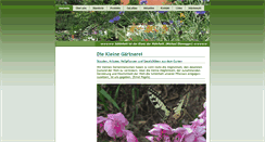 Desktop Screenshot of kleine-gaertnerei.de